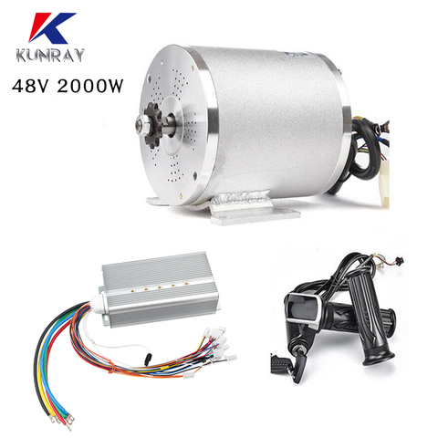 E Bike Motor 48V 2000W Motor Wheel electric bicycle conversion kit Ebike Controller For Electric Bicycles Skateboard Part kit ► Photo 1/6