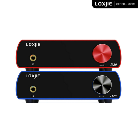 LOXJIE D20 Desktop Headset Partner HIFI Digital Audio DAC & Headphone Amplifier DAC Chip AK4497 DSD512 Auto Screen ► Photo 1/6
