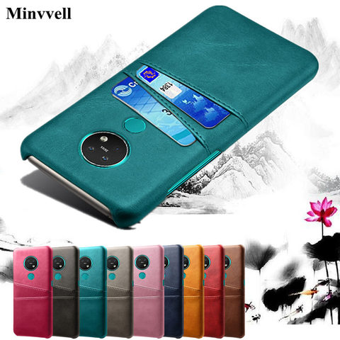 For Nokia 8.1 7.2 7.1 6.2 6.1 5.1 4.2 3.2 3.1 2.2 2.1 Card Slots Phone PU Leather Case For Nokia 9 Pureview 1 2 7 Plus Cover ► Photo 1/6