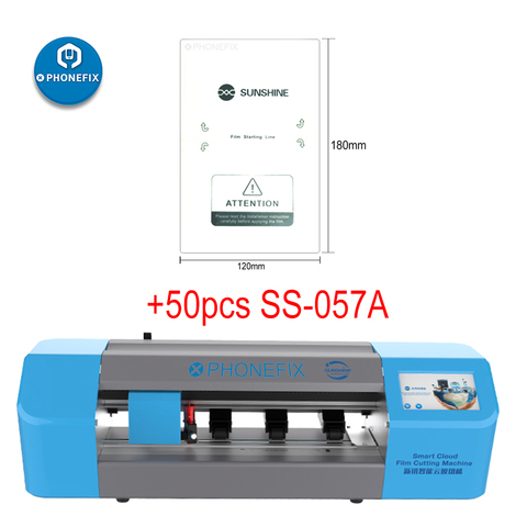 SUNSHINE SS-890C Auto Cutting Machine SS-057 SS-057A Flexible Hydrogel Film for Phone Tablet Front Glass Back Cover Protect Film ► Photo 1/6