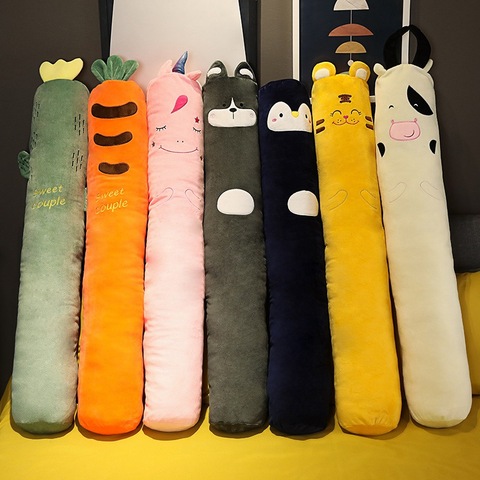 Cartoon Animals Plush Long Pillow Plants Long Cushion Carrot Unicorn Tiger Husky Cow Stuffed Toys Bedroom Sleeping Pillow Gifts ► Photo 1/6