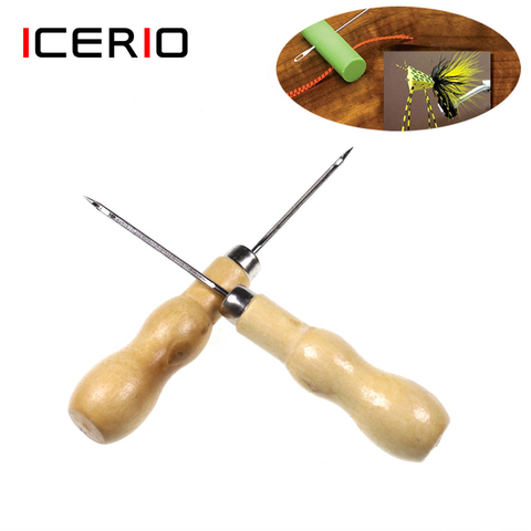 ICERIO 1pcs Zuddy's Leg Puller Fly Tying Tools Troy Bass Lures Rubber Silicone Skirting Leg Puller ► Photo 1/5