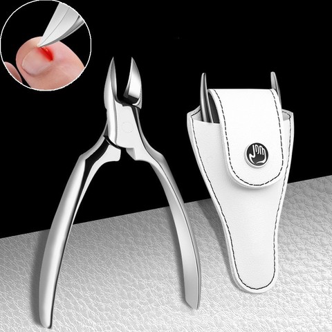 Nail Clippers Ingrown Toenail Cutters Pedicure Tools Anti-Splash Olecran Podiatry Paronychia Correction Manicure tool ► Photo 1/6