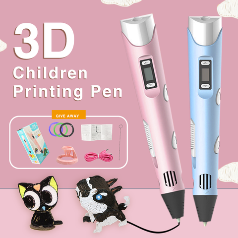3d Printer Pen 3d Pen Diy Pen Drawing Pens 3d Printing Pen With 100m Pla  Filament Christmas Birthday Gift For Kids - 3d Pens - AliExpress