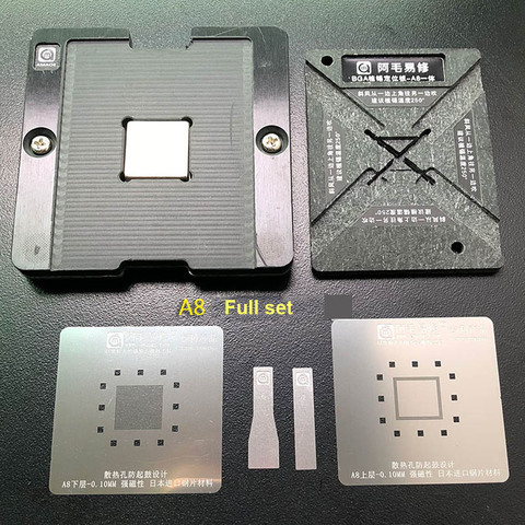 AMAOE CPU RAM Magnetic Reballing Platform A8 A9 A10 A11 A12 Reballing Kit With  BGA Reballing Stencil ► Photo 1/6