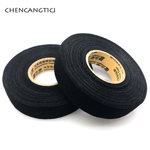 1 set/pcs Heat-resistant Fabric Adhesive Wiring Harness Tape Looms Fabric Cloth Adhesive Tapes Cable Protection ► Photo 1/5