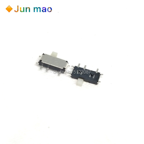 50Pcs Mini 7-Pin On/Off 1P2T SPDT MSK-12C02 SMD Toggle Slide Switch For MP3 MP4 Black handle 7Pin Micro Switch patch New ► Photo 1/5