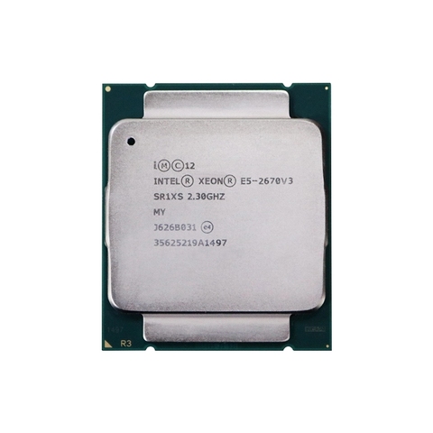 Intel Xeon E5 2670 V3 CPU E5-2670V3 SR1XS 2.30GHZ 30M 12-CORES LGA2011-3 processor ► Photo 1/2