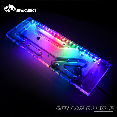 Bykski RGV-LAN-O11XL-P Acrylic Waterway Board Water Cooling Case Solution RGB / A-RGB Lighting For LIANLI O11 Dynamic XL Chassis ► Photo 1/1