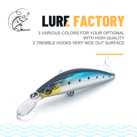 Thritop Jerkbait 26G 90MM 3 Different Colors Full Depth Dive Hard Lure Minnow Bass Pike Bait Quality Crankbait Fishing Lure ► Photo 1/5
