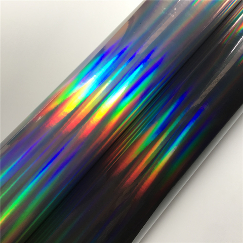 Black Rainbow Silver Chrome Vinyl Car Wrap Film Foil For Car Wrapping Self Adhesive Vinyl Sticker Auto Vehicle Decal ► Photo 1/6