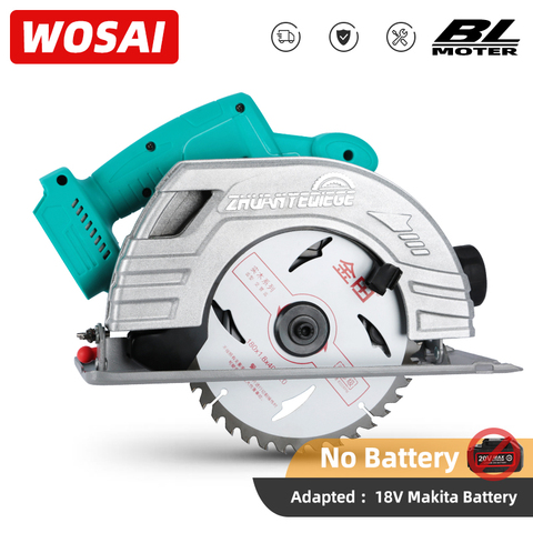 WOSAI 20V MT-Series Brushless Circular Electric Saw 7 inch Blade Cordless Circular Saw Woodworking Cutting Sawing Machine Tools ► Photo 1/6