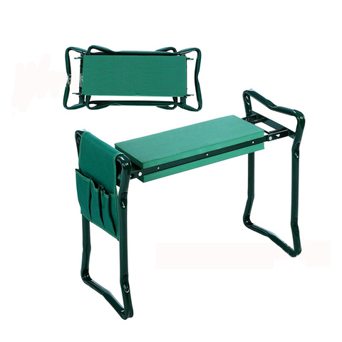 JG81 Garden Kneeler with Handles Folding Stainless Steel Garden Stool with EVA Kneeling Pad Gardening Gifts Supply ► Photo 1/6
