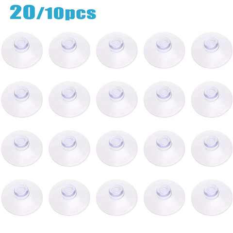 20pcs/10pcs Clear 40/30mm Sucker Suction Cups Transparent plasitc Mushroom Head Suckers Cup ► Photo 1/6