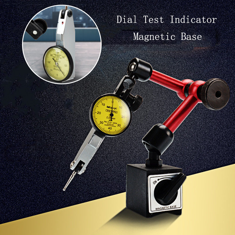 Flexible Strong Magnetic Gauge Stand Base Holder for Dial Test Indicator Gauge Magnetic Gauge 