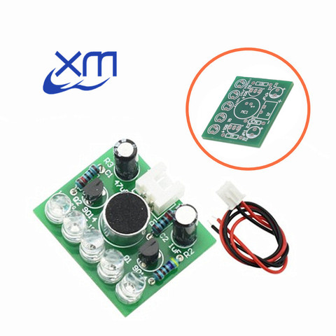 1PCS 3V-5.5V Sound Control LED Melody Lamp DIY KIT Electronic Production Kits Suite Voltage Control DIY Kit Fiberglass Board ► Photo 1/1