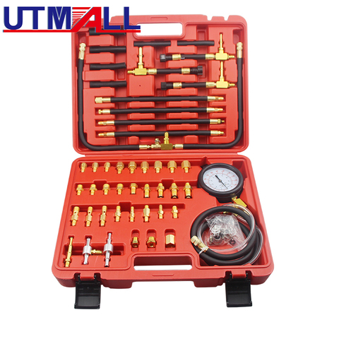 TU-443 Car Trucks Manometer Fuel Injection Pressure Tester Gauge Kit Fuel Flow 0-140 psi For Bosch CIS GMTBI System ► Photo 1/6