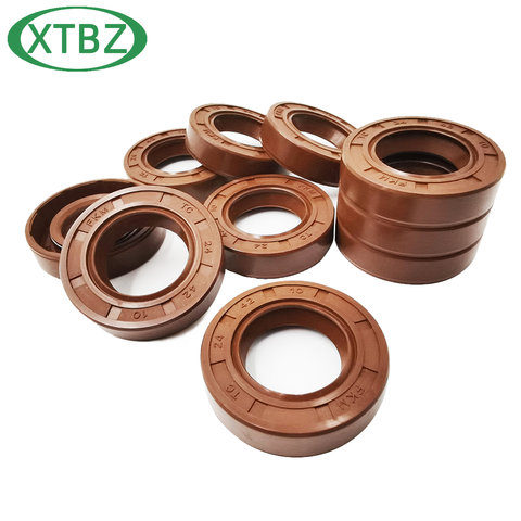 FKM Oil Seal Rotary Shaft TC-6*12/15/16/17/18/19/20/22/25/26/35*5.5/7/8 Double Lip Tc oil seals High temperature resistance ► Photo 1/4