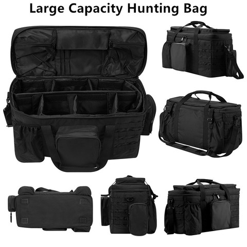 SoarOwl Tactical Gun Target Bag Pistol Shooting Duffel Bag Large Capacity 600D Fabric Waterproof and Wearable Hunting Range Bag ► Photo 1/6