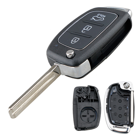 3 Buttons Remote Car Key Shell Fit for Hyundai Mistra /  Santa / Fe Sonata / Tucson Accent I30 / I40 / I45 ► Photo 1/6