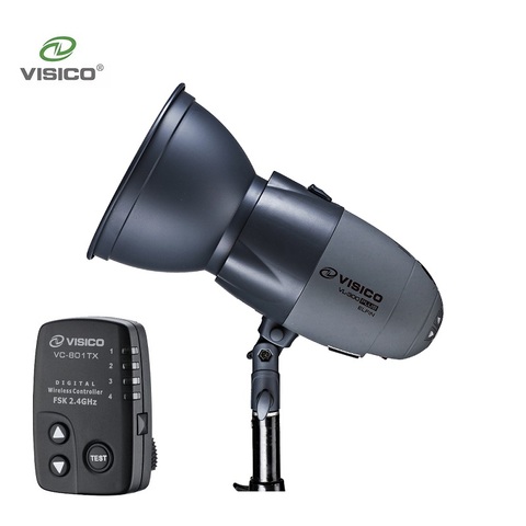 Mini Studio Flash Light 300Ws Visico VL-300 Plus Bowens Mount With Remote VC-801TX For Lifestyle Photography ► Photo 1/6