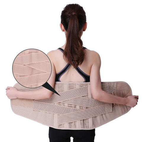 Breathable Lumbar Corset for the Back Waist Belt Women Medical Lower Back Brace Spine Support Orthopedic Back Support Belt Men ► Photo 1/6