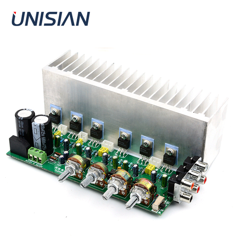 UNISIAN LM1875 5.1 Channel Audio Amplifier Board 6*25W 6 channels Surround Center Subwoofer Power Amplifiers For Home Theater ► Photo 1/6