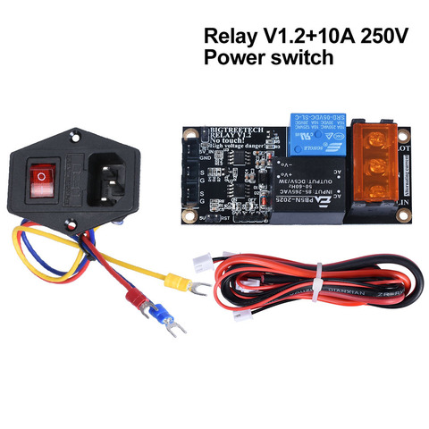 BIGTREETECH Relay V1.2 Power Monitoring Module+10A 250V Power Rocker switch For SKR V1.3 PRO E3 CR10 Extruder 3D Printer Parts ► Photo 1/6