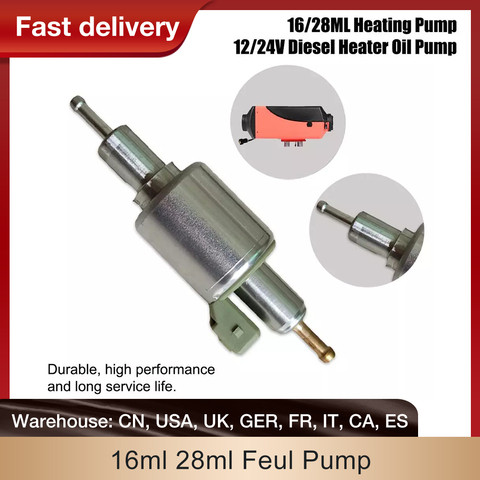 16ml/28ml Feul Pump Car Air Heater Diesel Pump For 12V/24V 2KW-8KW Webasto Eberspacher Car Air Parking Heater Accessories ► Photo 1/6