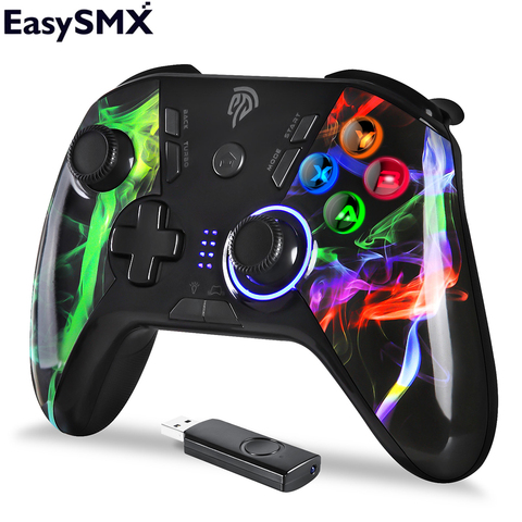 Buy Online Easysmx Esm 9110 Wireless Gamepad Controller For Nintendo Switch Ps3 Console Gamepad For Pc Win 10 Android Tv Box Phone Joystick Alitools