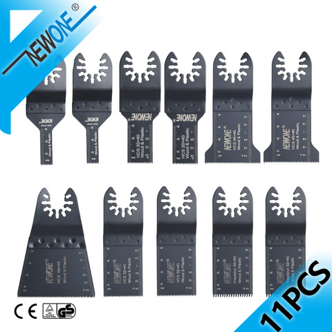 11pcs Quick Release Saw Blades Oscillating Tool  Accessories For Renovator Power Tools Cut Wood/Plastic/Plasterboard NEWONE ► Photo 1/6
