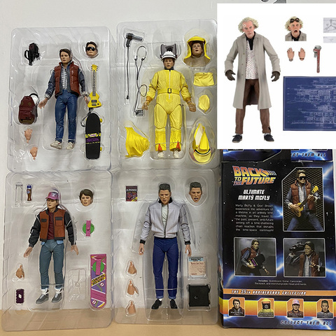 Marty McFly Figure Dr DOC Brown Neca Back To The Future Space Marty Sports Almanac Ultimate The 35th Anniversary Figure ► Photo 1/6