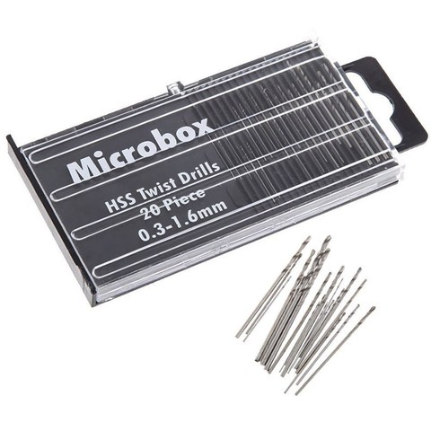 20Pcs 0.3mm-1.6mm Twist drill set Repair tool with box Mini drill Repair tool accessories ► Photo 1/4