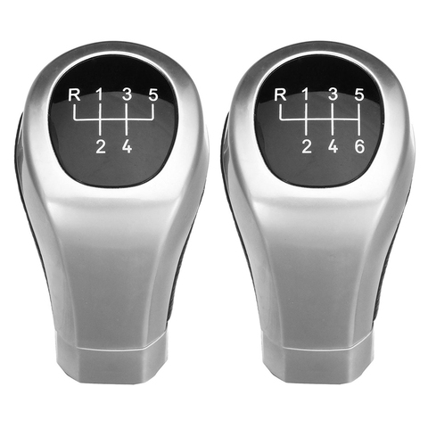 5 6 Speed Gear Shift Knob Shifter Lever Knob Head For BMW 1 3 series E81 E87 E88 E82 E90 E91 E92 E93 ► Photo 1/6