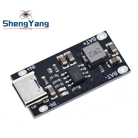 Type C USB Input High Current 3A Polymer Ternary Lithium Battery Quick Fast Charging Board IP2312 CC/CV Mode 5V To 4.2V ► Photo 1/5