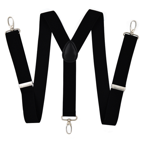 larger Suspenders men for pants  hooks  Adult  suspenders shirt  Polyester  Elastic Y Back Women 120 cm high Braces olive 3.5 ► Photo 1/6
