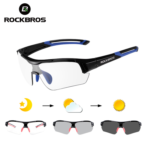 ROCKBROS Photochromic Cycling Sunglasses Eyewear UV400 MTB Road Bicycle Myopia Goggles For Women Men Outdoor Sports Bike Glasses ► Photo 1/6