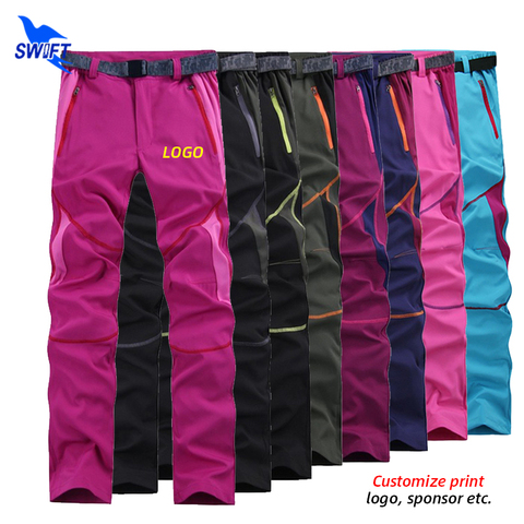2022 Couples Quick Dry Stretch Hiking Pants Cycling Bottoms Men Women Outdoor Camping Trekking Fishing Sports Trousers Customize ► Photo 1/6