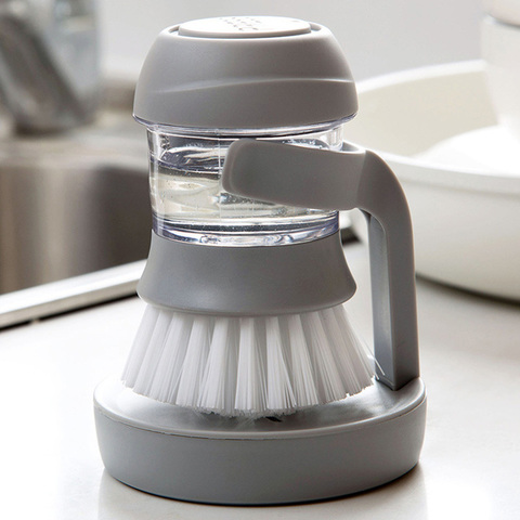 Dish Scrubber Brush Soap Dispenser  Dishwashing Brush Soap Dispenser -  Kitchen - Aliexpress