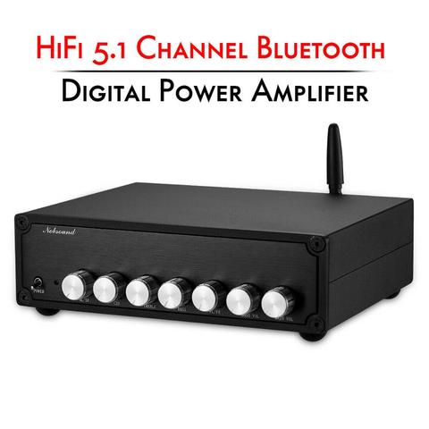 Nobsound HiFi Stereo 5.1 Channel Bluetooth 5.0 Power Amplifier Home Class D Digital Audio Amp ► Photo 1/6