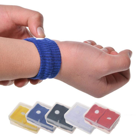 2Pcs Wrist Band Anti Nausea Wrist Support Sports Safety Wristbands Anti-motion Sickness Bracelet Wrist Band Brace ► Photo 1/6