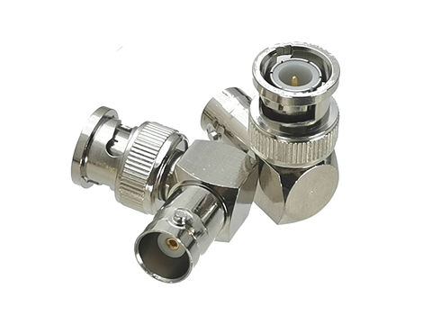 1Pcs BNC Male plug to BNC Female jack Right angle RF Adapter Connector Coaxial High Quanlity ► Photo 1/4