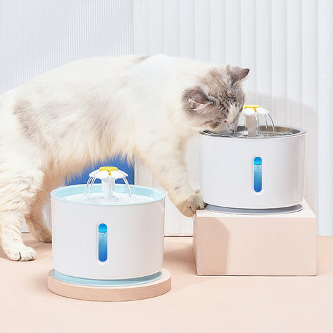 Cat Water Fountain Dog Drinking Bowl Pet USB Automatic Water Dispenser Super Quiet Drinker Auto Feeder ► Photo 1/6
