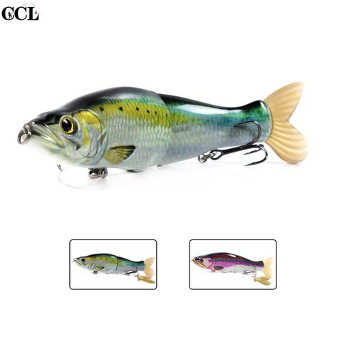 CCLTBA Glide Shad Fishing Lures Magnetic System Sinking Soft Tail Hard Wobbler Rattle Slide Swimbait Fishing Bait ► Photo 1/6