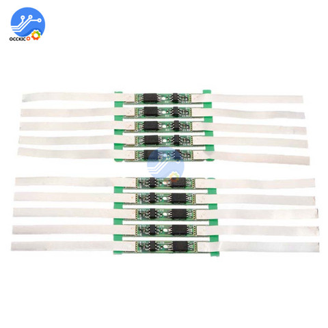 10pcs BMS 1S 3.7V  2A/3A/4.5A/6A/7.5A/9A 18650 Li-ion Lithium Battery Charging Protection Board 1/2/3/4/5/6 Mos Lipo Charging ► Photo 1/6