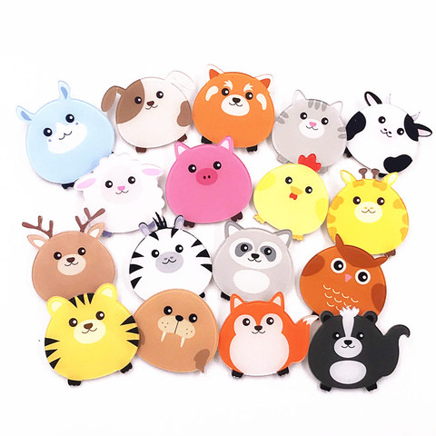 1PCS Cartoon Acrylic Badge Animal Dog Tiger Cow Brooch Pin For Kids Birthday Party Gifts Decoration On Backpack Hat Scarf ► Photo 1/6