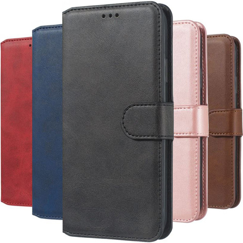 Simple Case For Samsung Galaxy A10 A11 A30 A20E A21 A40 A41 A50 A51 A70 A71 S8 S9 S20 Fe S10 Plus Sheepskin Wallet Cover P27D ► Photo 1/6