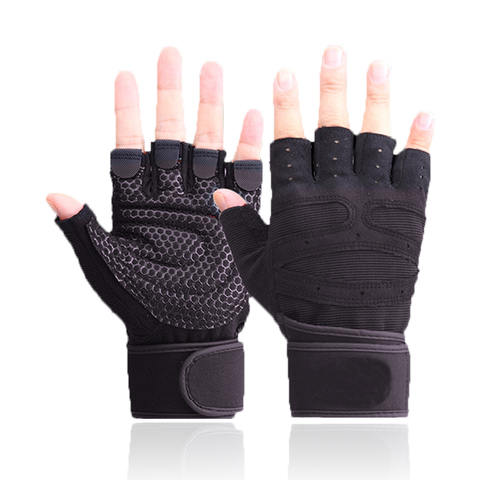 Weight Lifting  Fitness Gloves for Men and Women Gym Cycling Yoga Bodybuilding Training Breathable Anti-slip Half Finger Gloves ► Photo 1/6