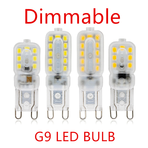 10PCS LED Bulb 3W 5W G9 Light Bulb Dimmable AC 220V LED Lamp SMD2835 Spotlight Chandelier Lighting Replace 20w 30w Halogen Lamp ► Photo 1/1