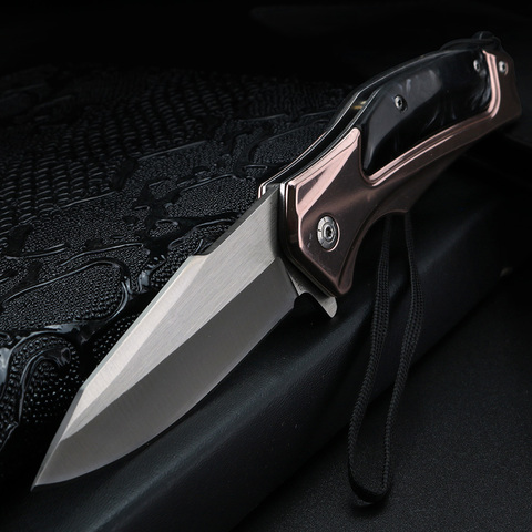 Daily folding pocket knife Pocket clip Outdoor knife camping hunting fishing hiking knives with EDC ► Photo 1/6